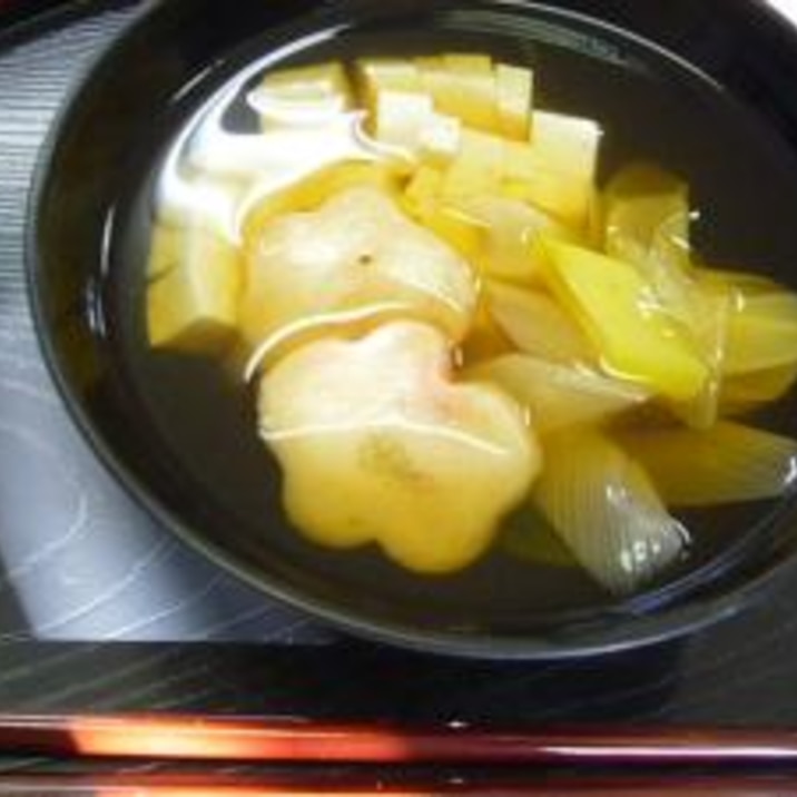 菊花豆腐のお吸い物